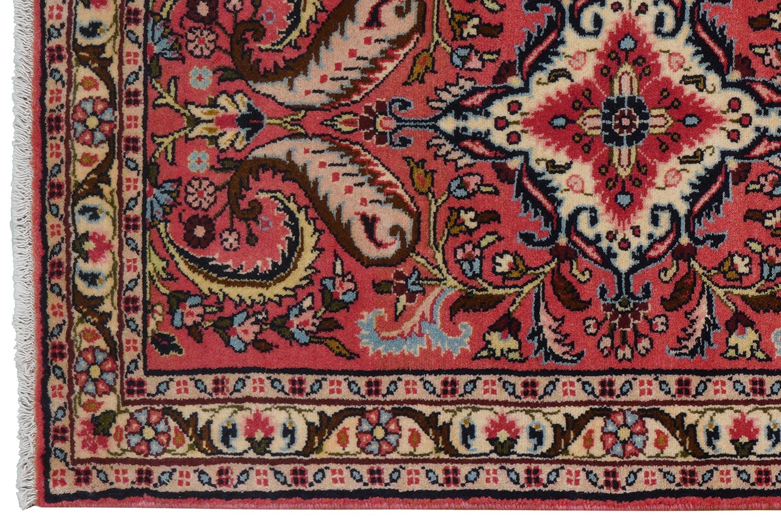 Mehreban — Hand-knotted, 80x224 cm, Red, 100% Virgin Wool | View 3