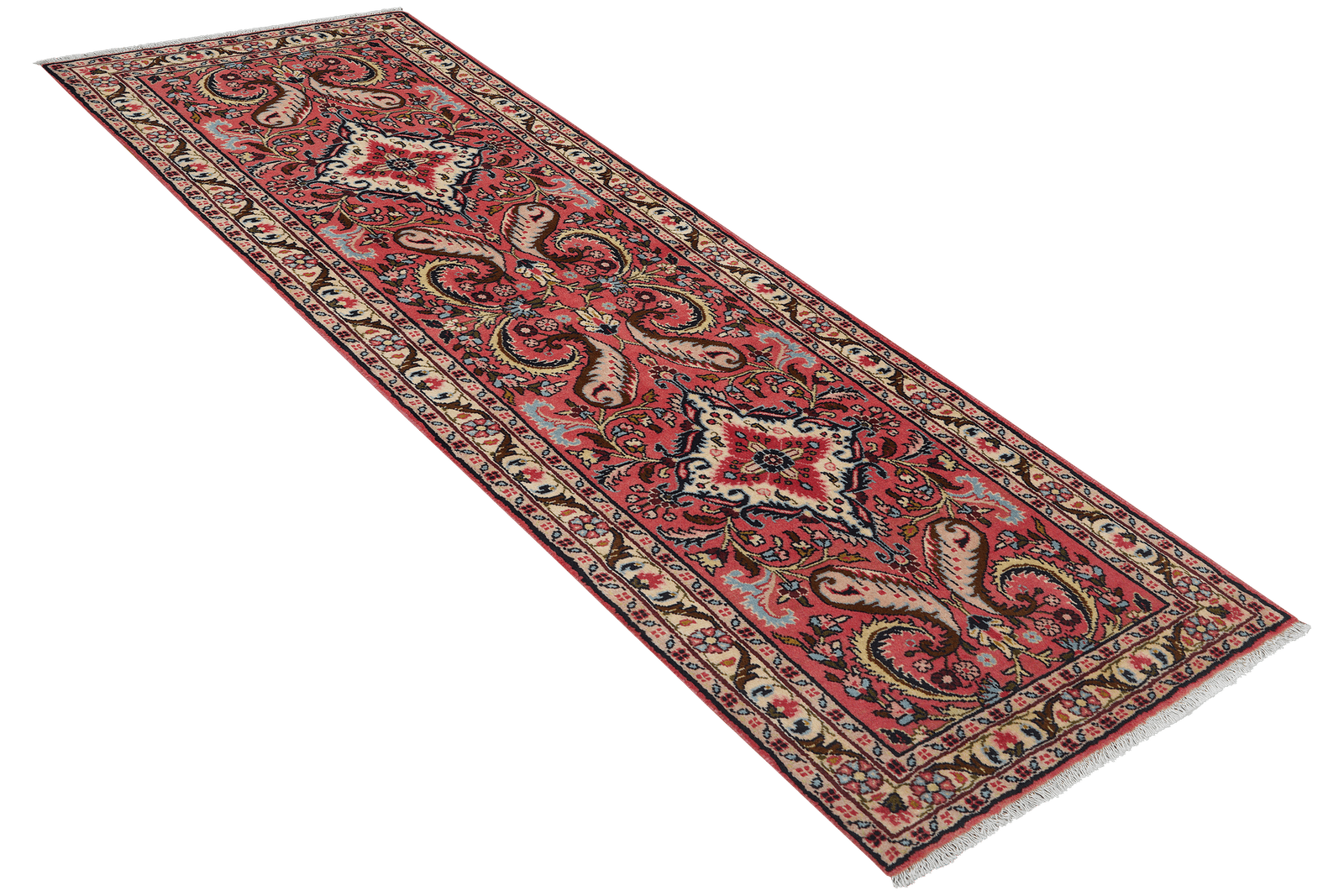 Mehreban — Hand-knotted, 80x224 cm, Red, 100% Virgin Wool | View 4