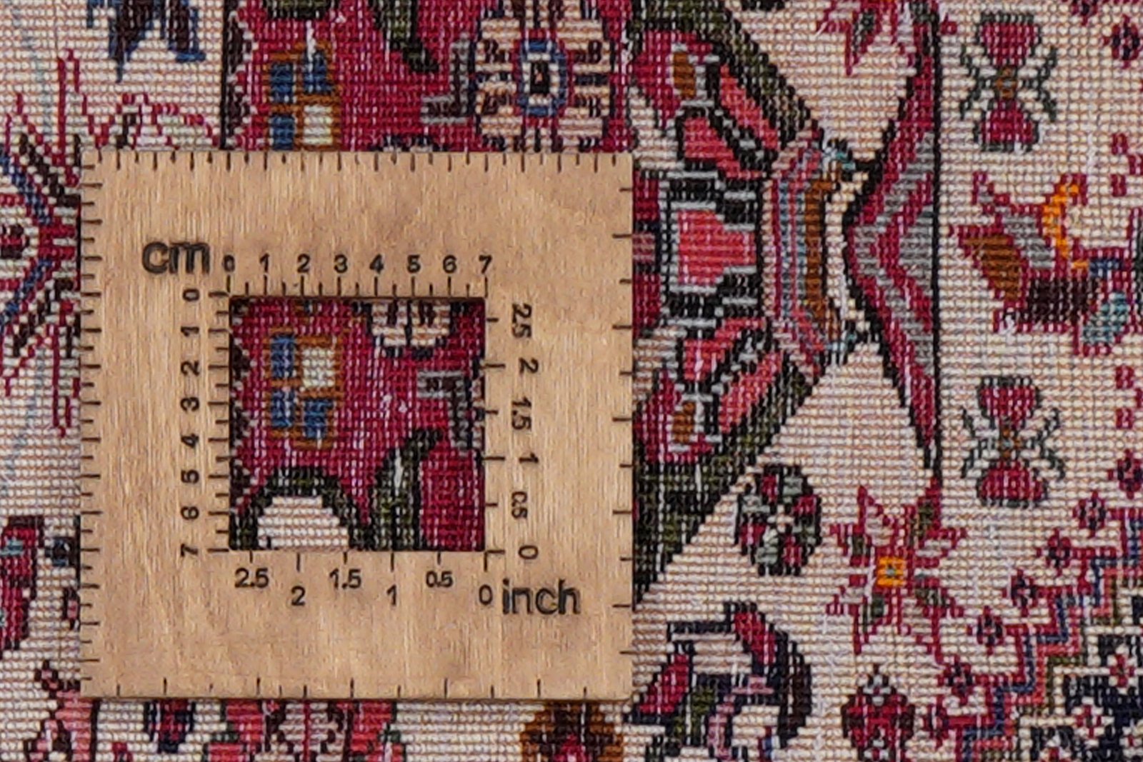 Gashgai — Hand-knotted, 87x292 cm, Beige, 100% Virgin Wool | View 8
