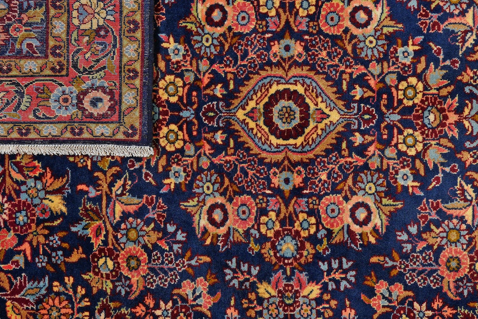 Mehreban — Hand-knotted, 132x200 cm, Blue, 100% Virgin Wool | View 7