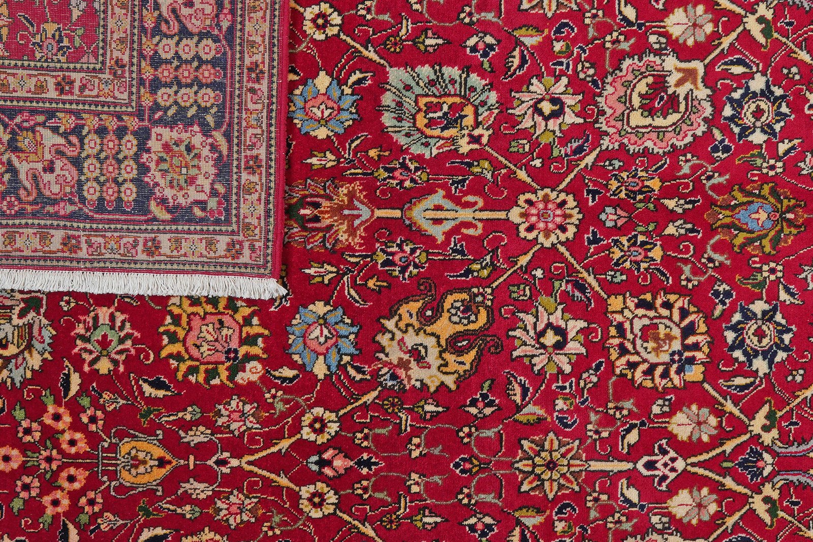 Tabriz — Hand-knotted, 205x303 cm, Red, 100% Virgin Wool | View 7