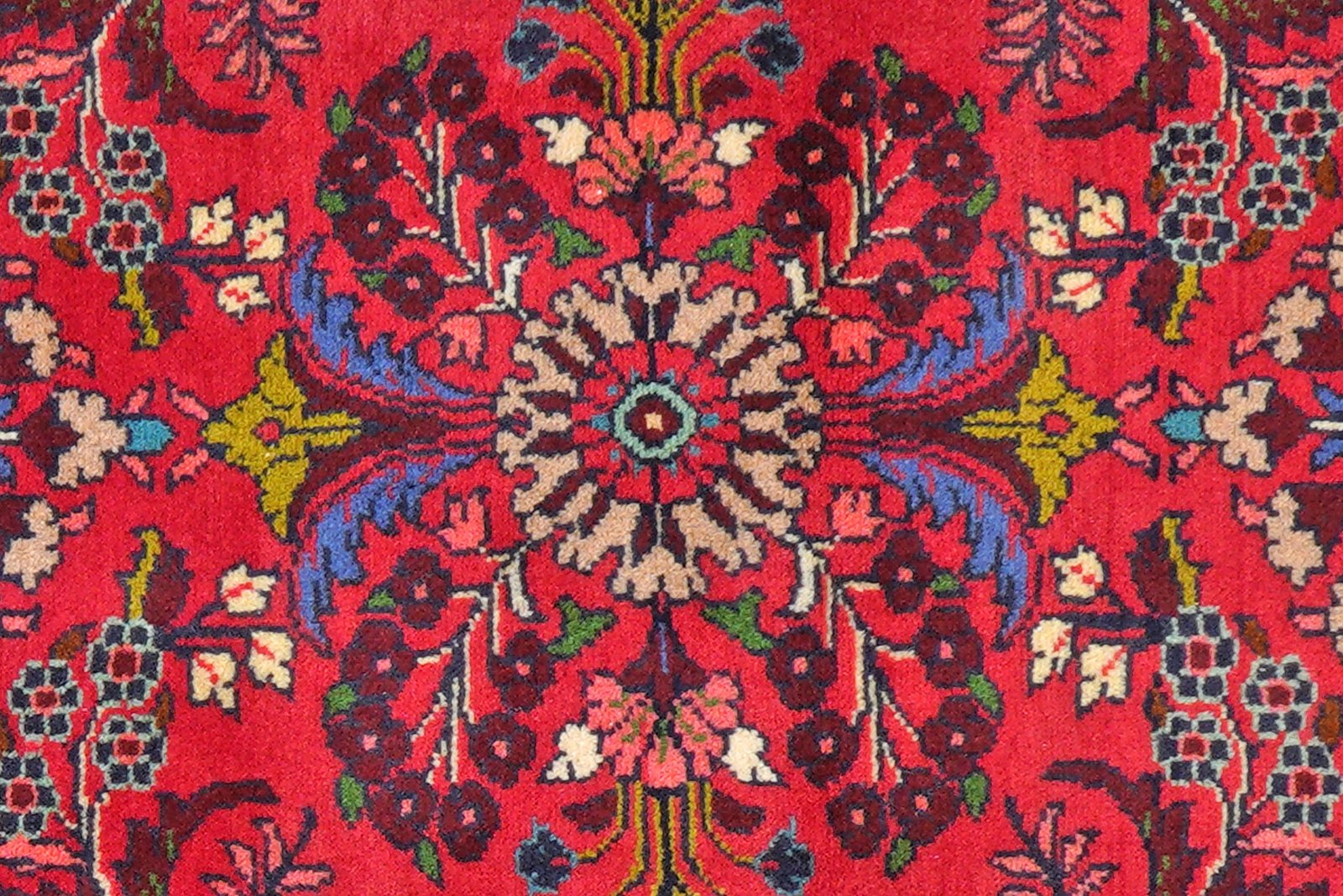 Mehreban — Hand-knotted, 77x295 cm, Red, 100% Virgin Wool | View 6