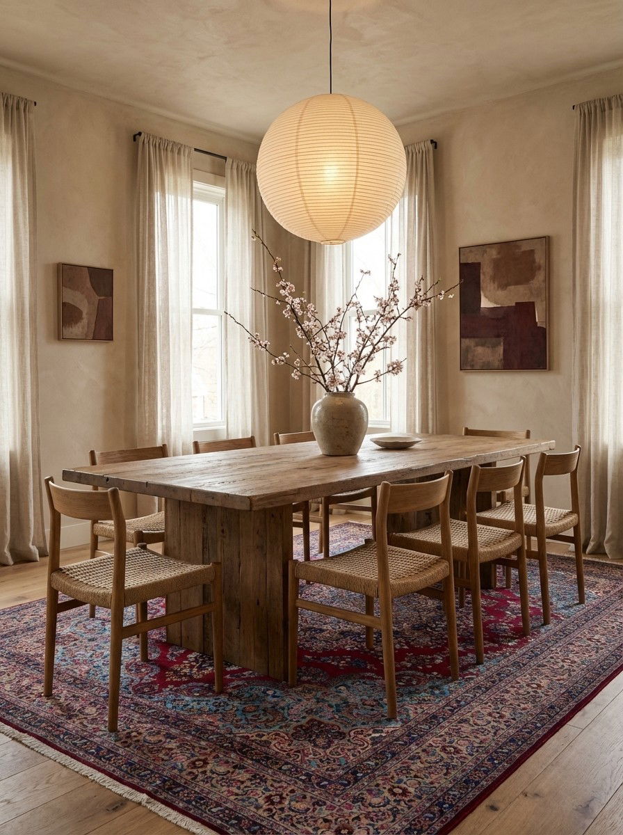 Sabzevar — Handgefertigt, 395x302 cm, Braun, 100% Virgin Wool | Detail view