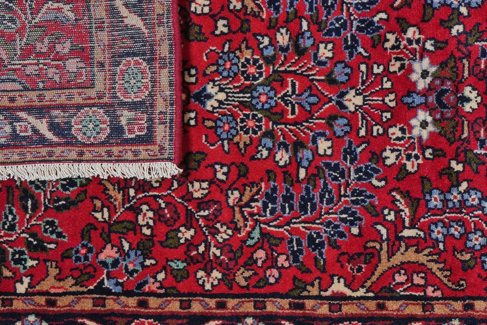 Mehreban — Hand-knotted, 87x310 cm, Red, 100% Virgin Wool | View 7