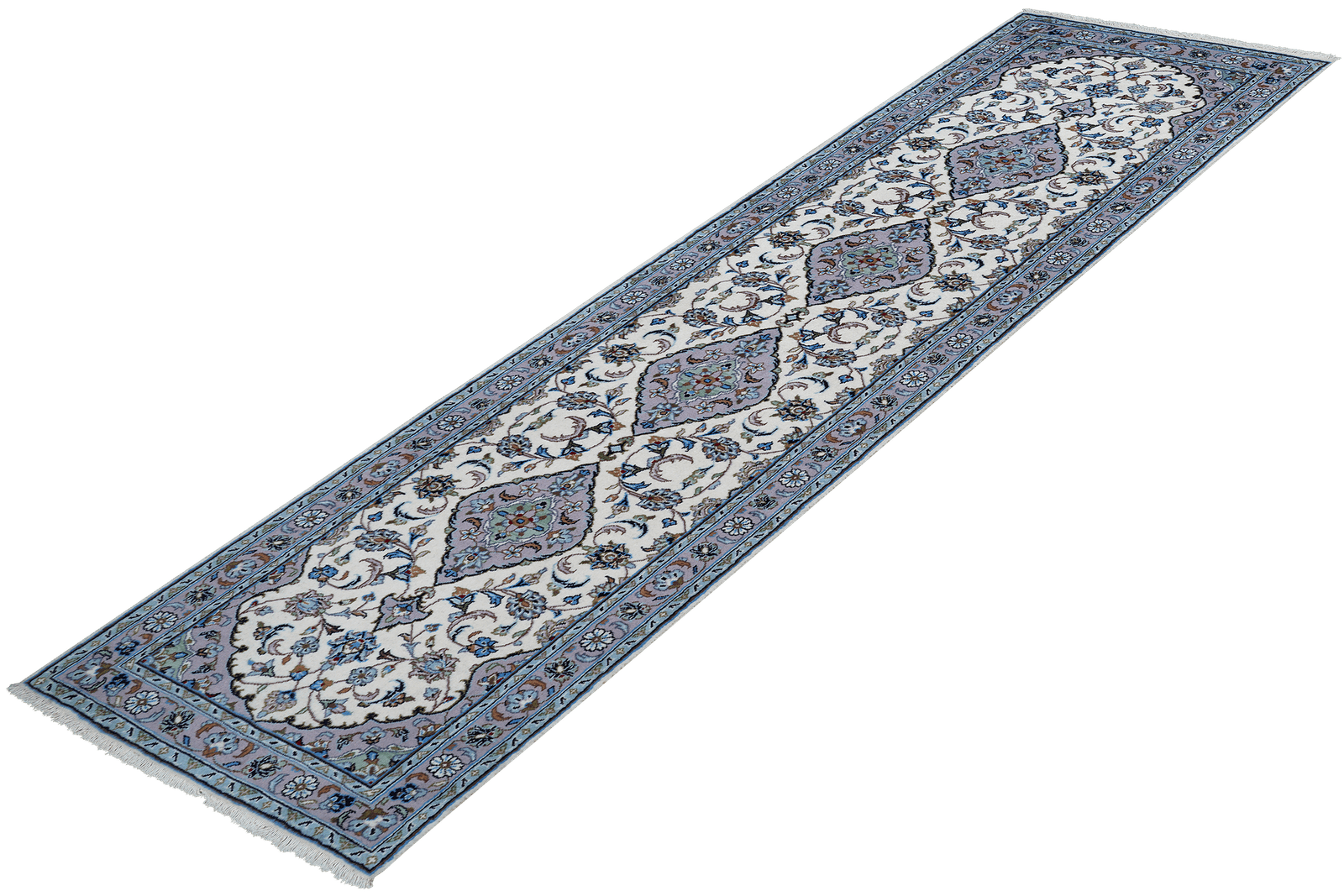 Yazd — Hand-knotted, 78x302 cm, Beige, 100% Virgin Wool | View 5