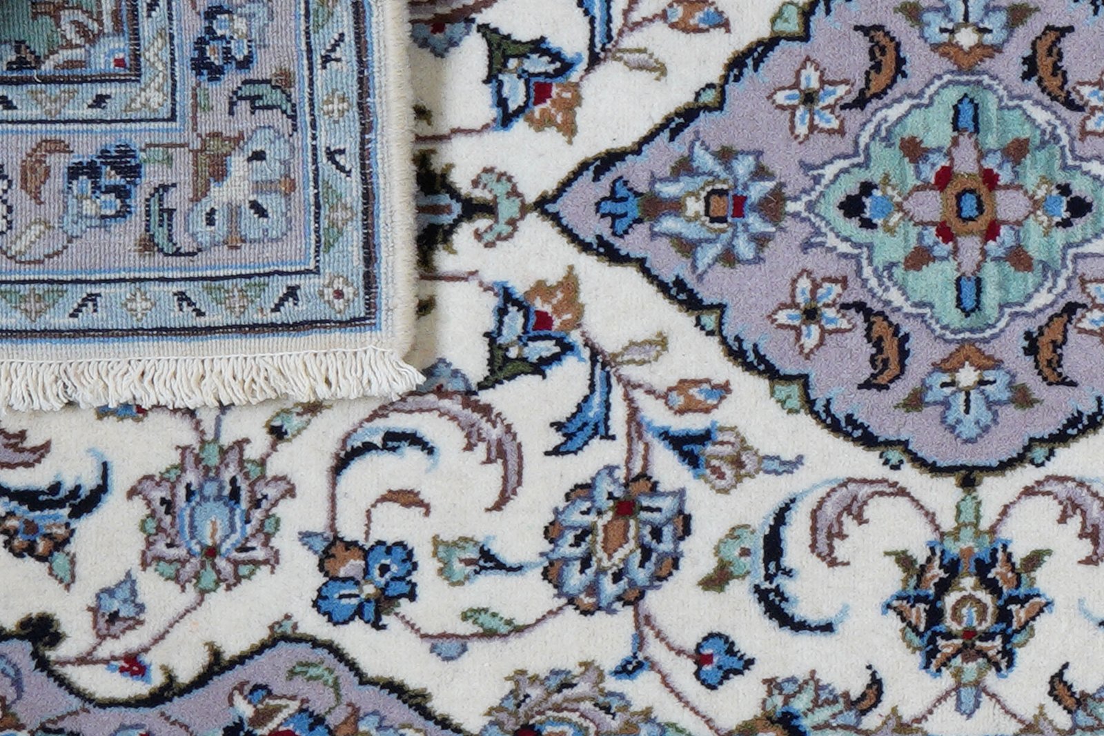 Yazd — Hand-knotted, 78x302 cm, Beige, 100% Virgin Wool | View 7