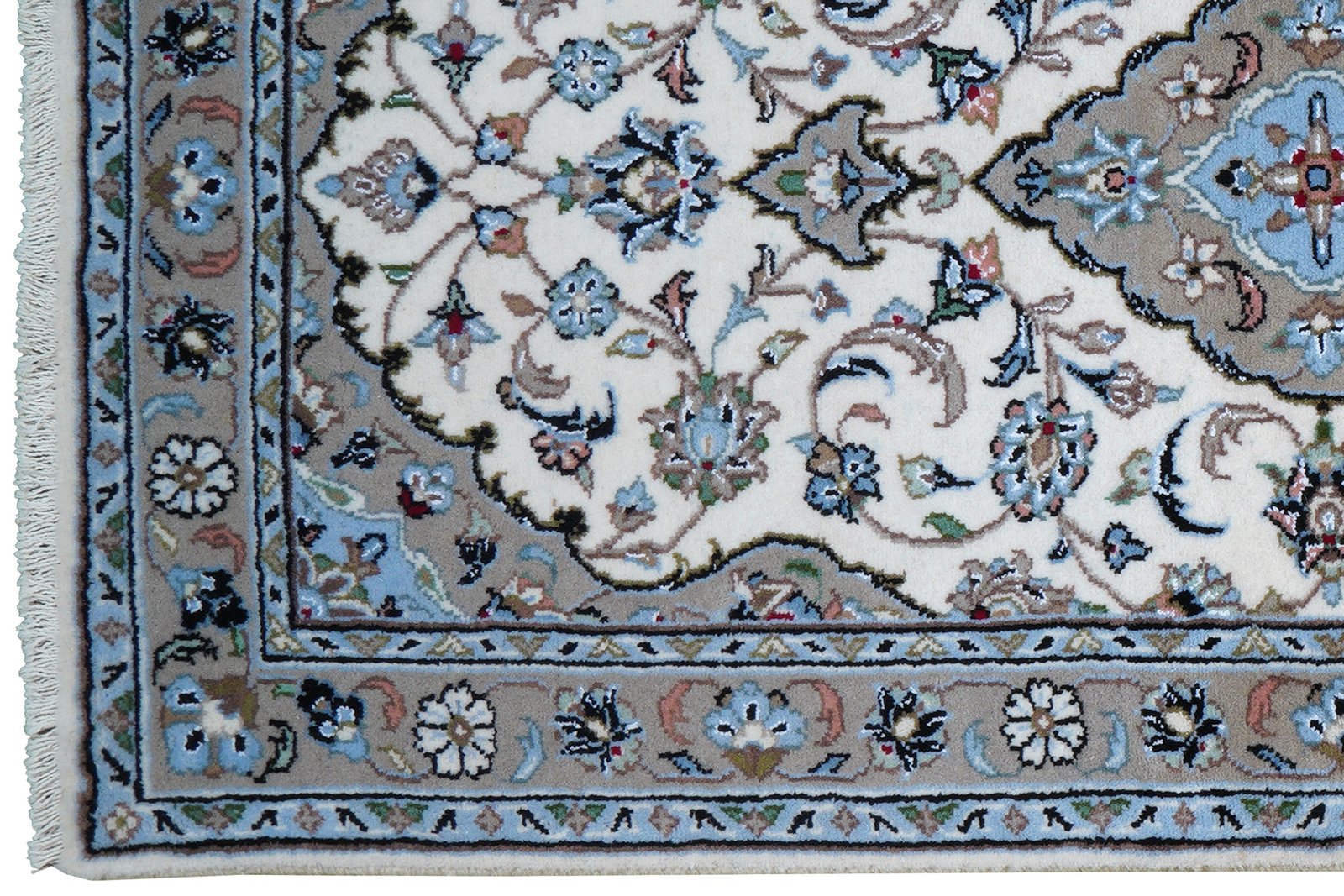 Yazd — Hand-knotted, 82x316 cm, Beige, 100% Virgin Wool | View 3