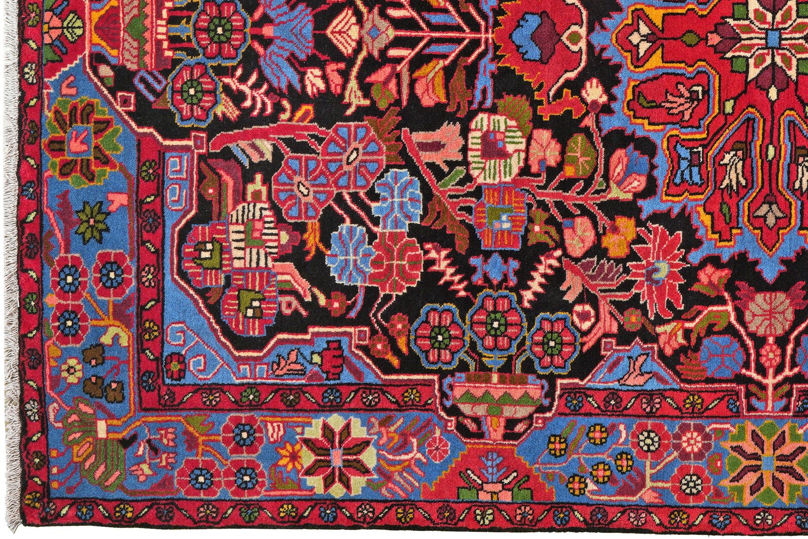 Nahavand — Hand-knotted, 158x250 cm, Blue, 100% Virgin Wool | View 3