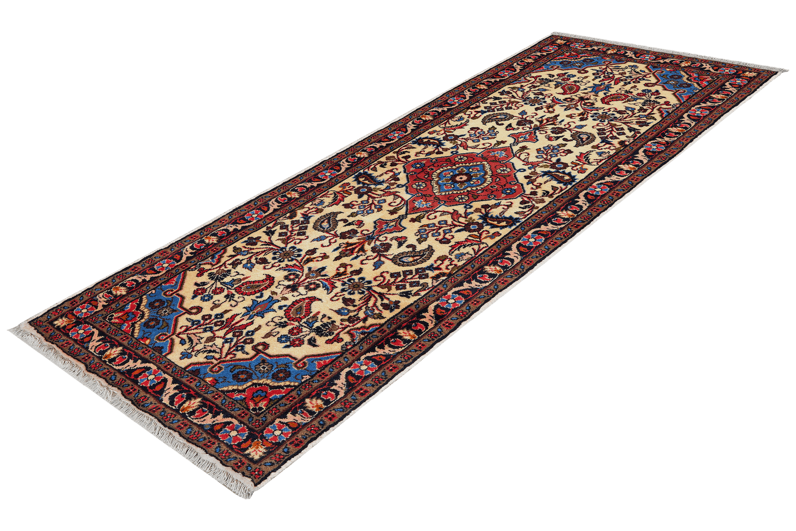 Mehreban — Hand-knotted, 78x185 cm, Beige, 100% Virgin Wool | View 5
