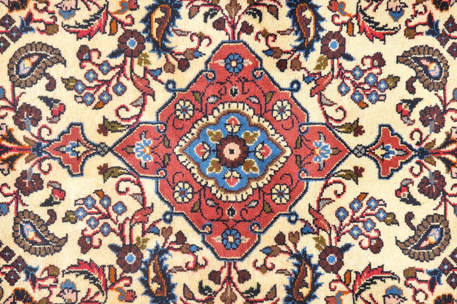Mehreban — Hand-knotted, 78x185 cm, Beige, 100% Virgin Wool | View 6