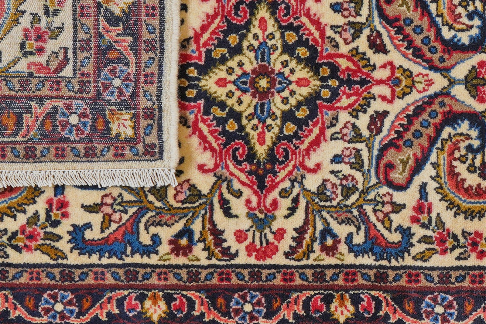 Mehreban — Hand-knotted, 74x198 cm, Beige, 100% Virgin Wool | View 7