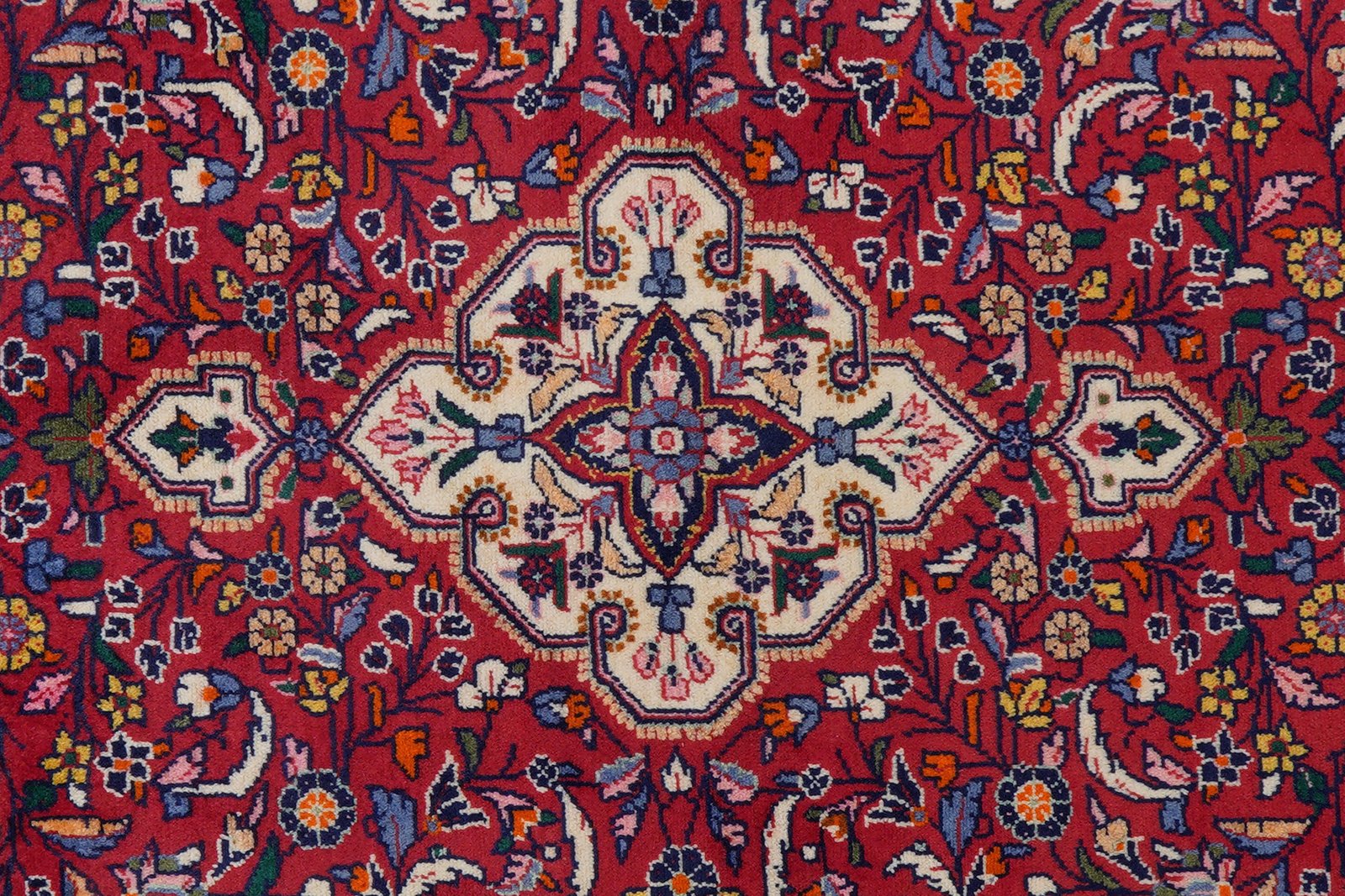 Djozan — Hand-knotted, 110x160 cm, Red, 100% Virgin Wool | View 6