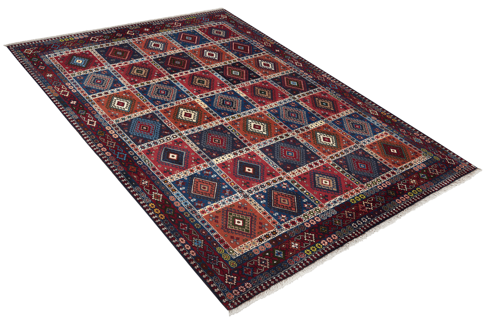 Yalameh — Hand-knotted, 151x204 cm, Multicolor, 100% Virgin Wool | View 4