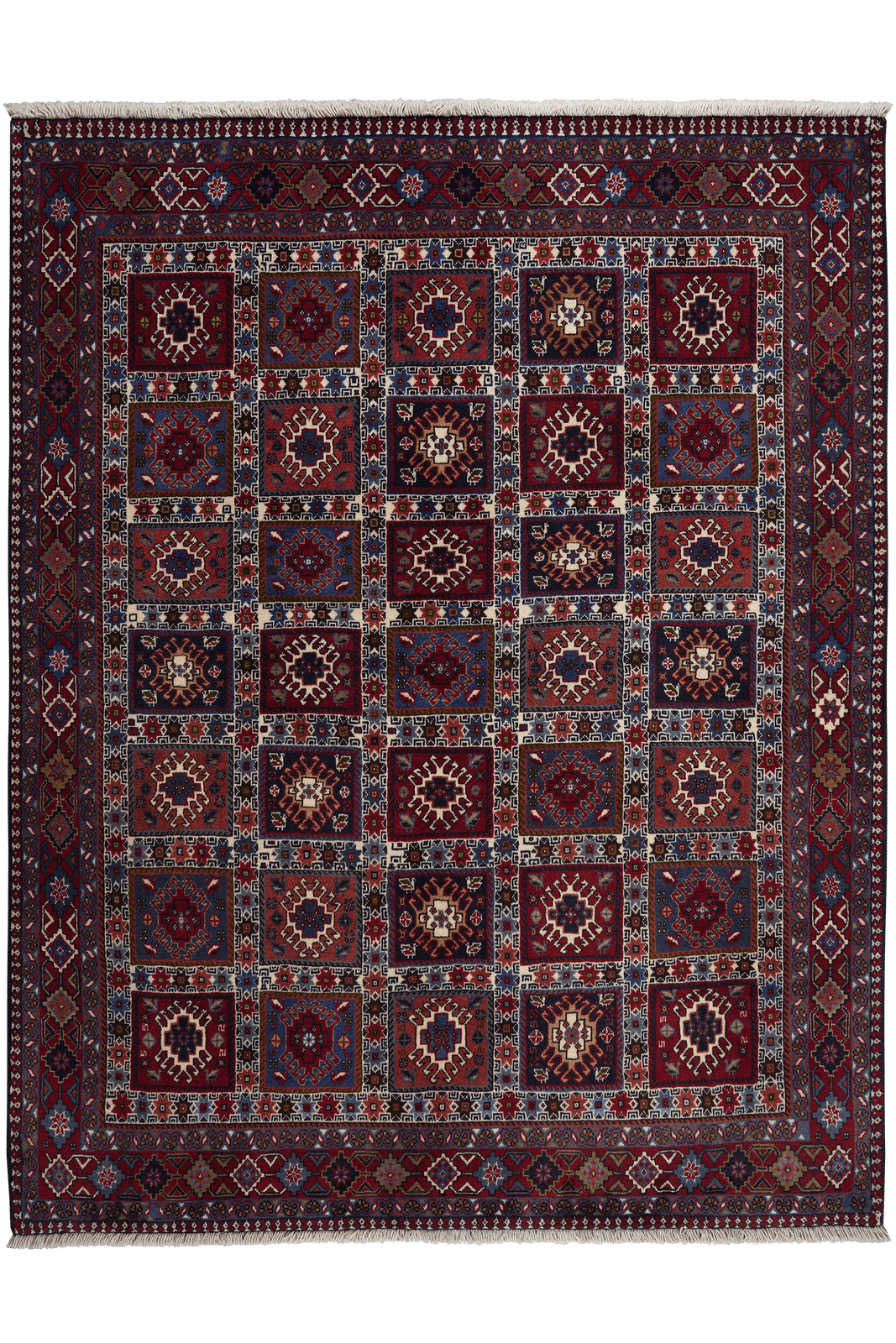 Yalameh — Hand-knotted, 156x197 cm, Multicolor, 100% Virgin Wool | Main view