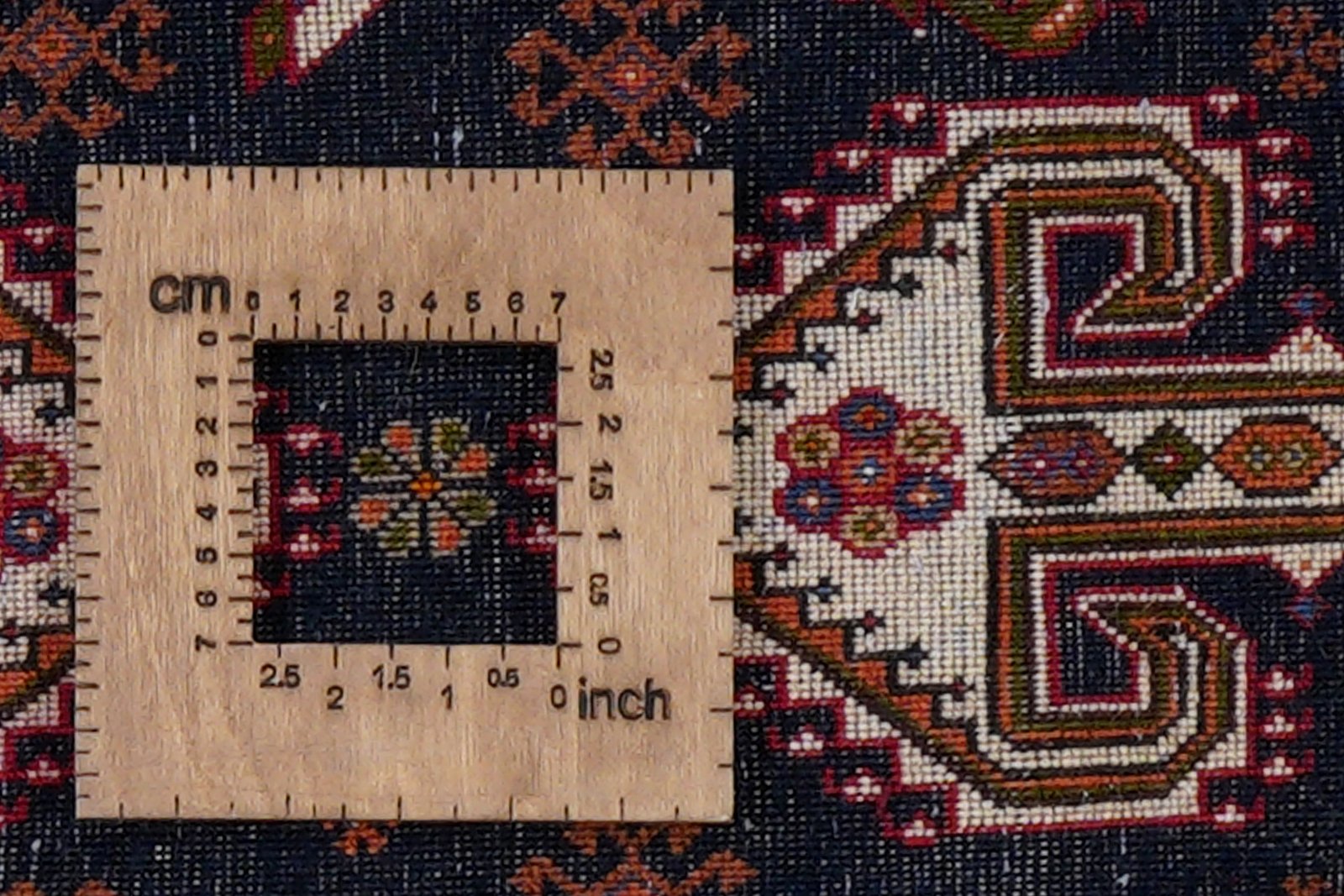 Nasrabad — Hand-knotted, 81x200 cm, Blue, 100% Virgin Wool | View 8