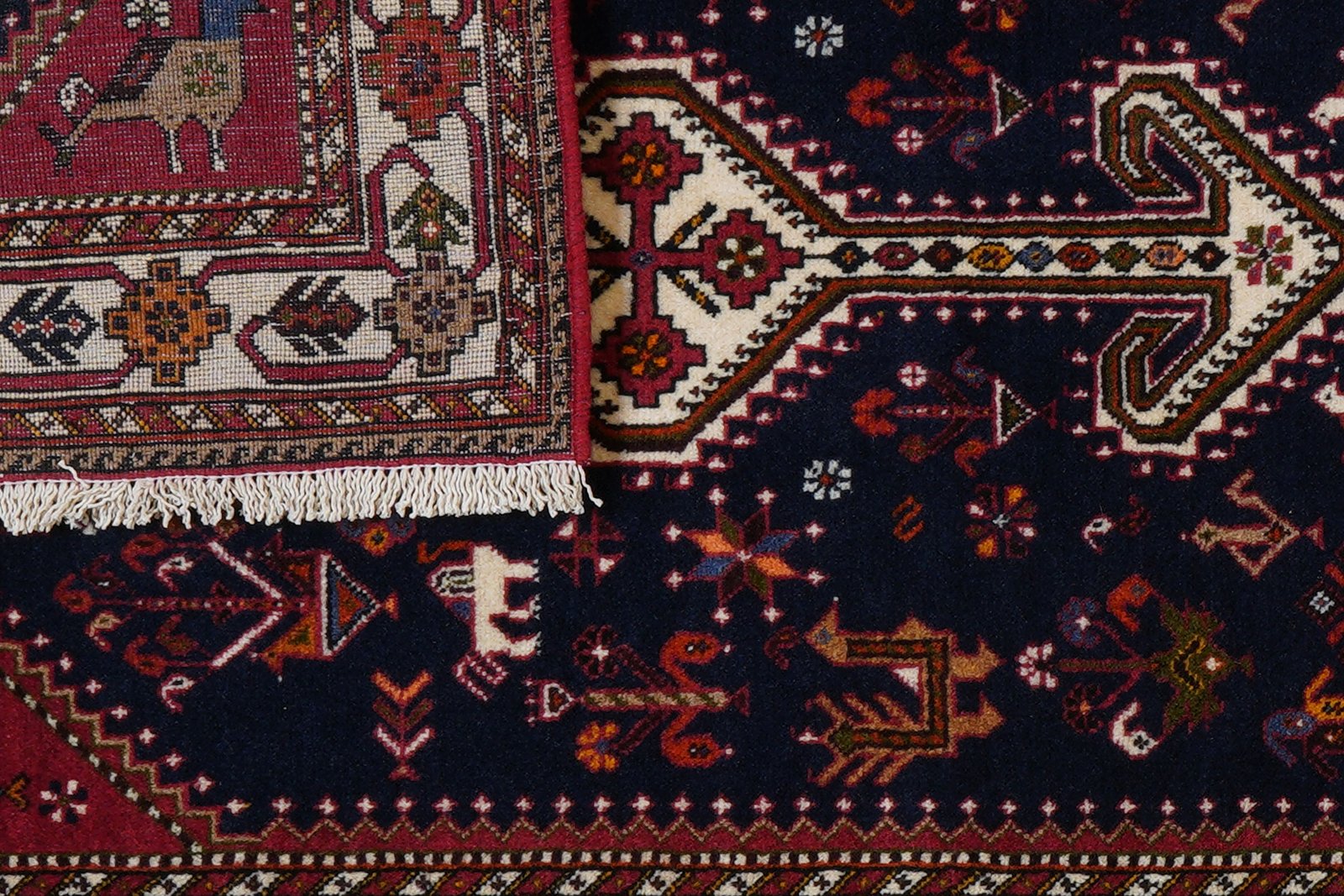 Nasrabad — Hand-knotted, 82x195 cm, Blue, 100% Virgin Wool | View 7