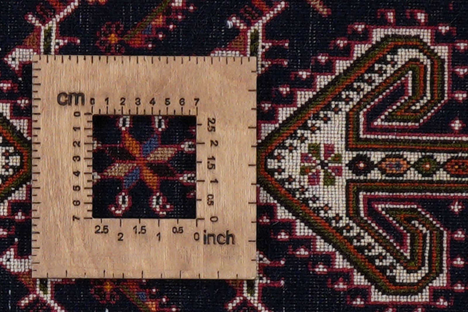 Nasrabad — Hand-knotted, 82x195 cm, Blue, 100% Virgin Wool | View 8