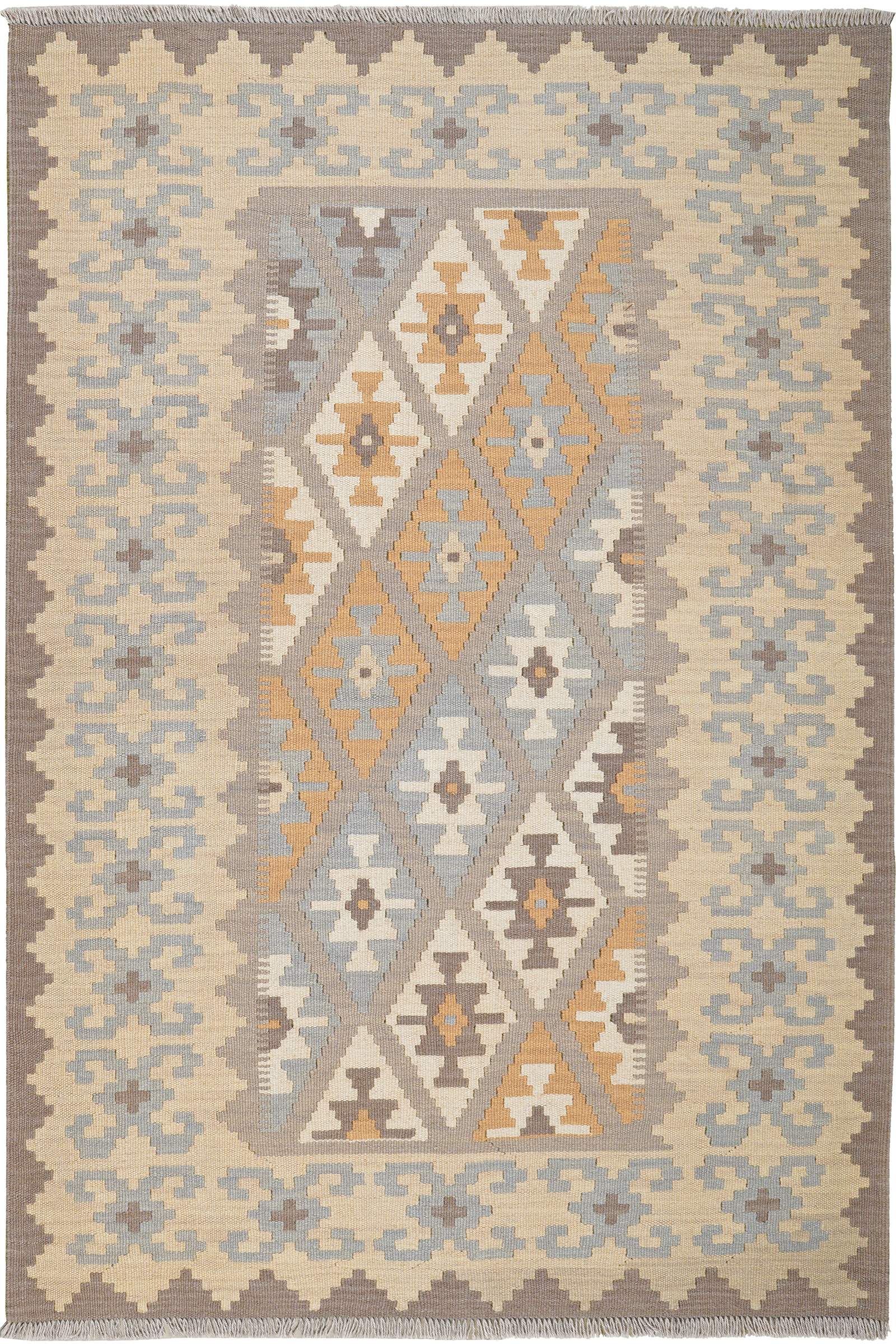 Ke.Gashgai T — Handgefertigt, 178x119 cm, Bunt, 100% Virgin Wool | Main view