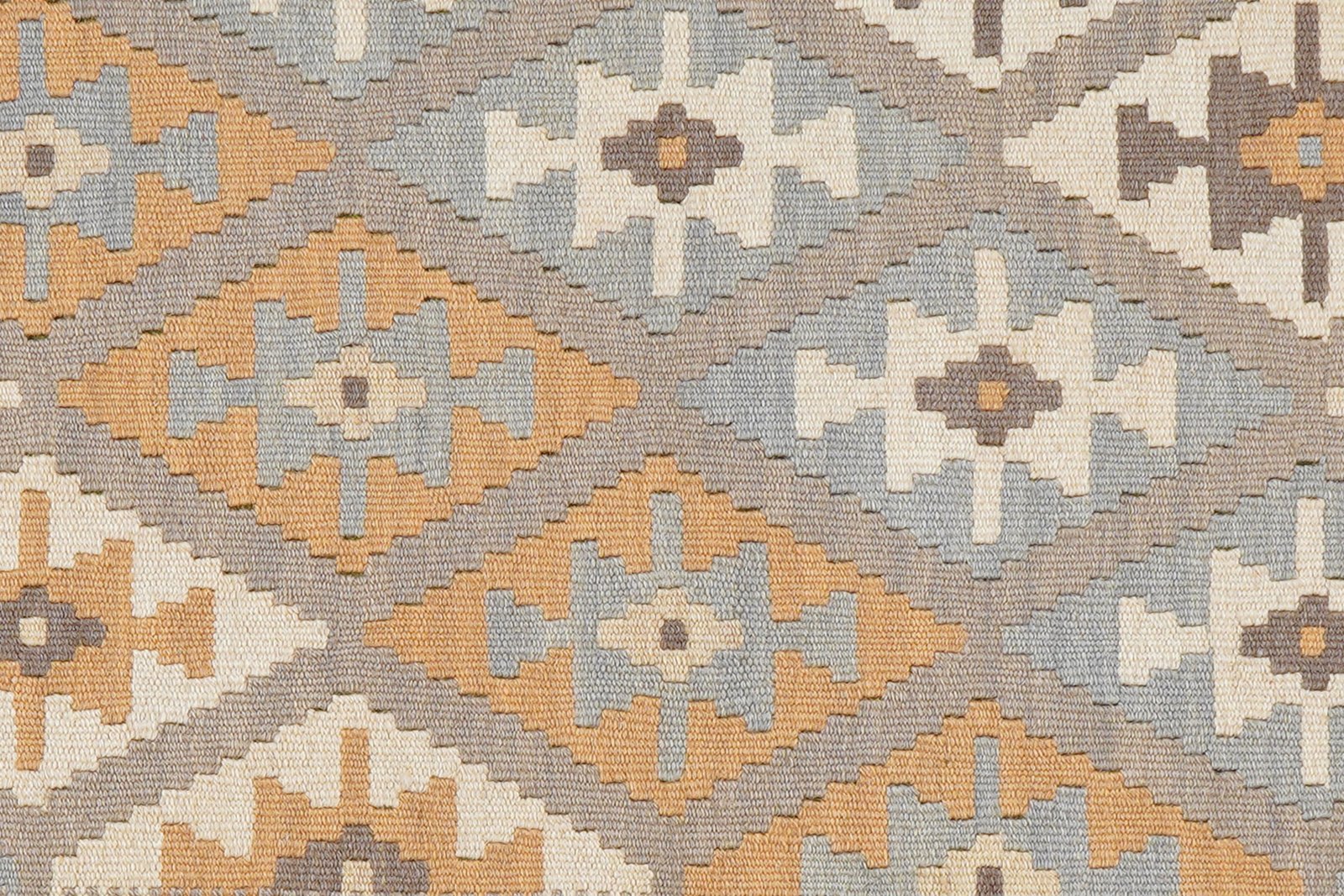 Kelim Gashgai — Handmade, 119x178 cm, Grey, 100% Virgin Wool | View 5