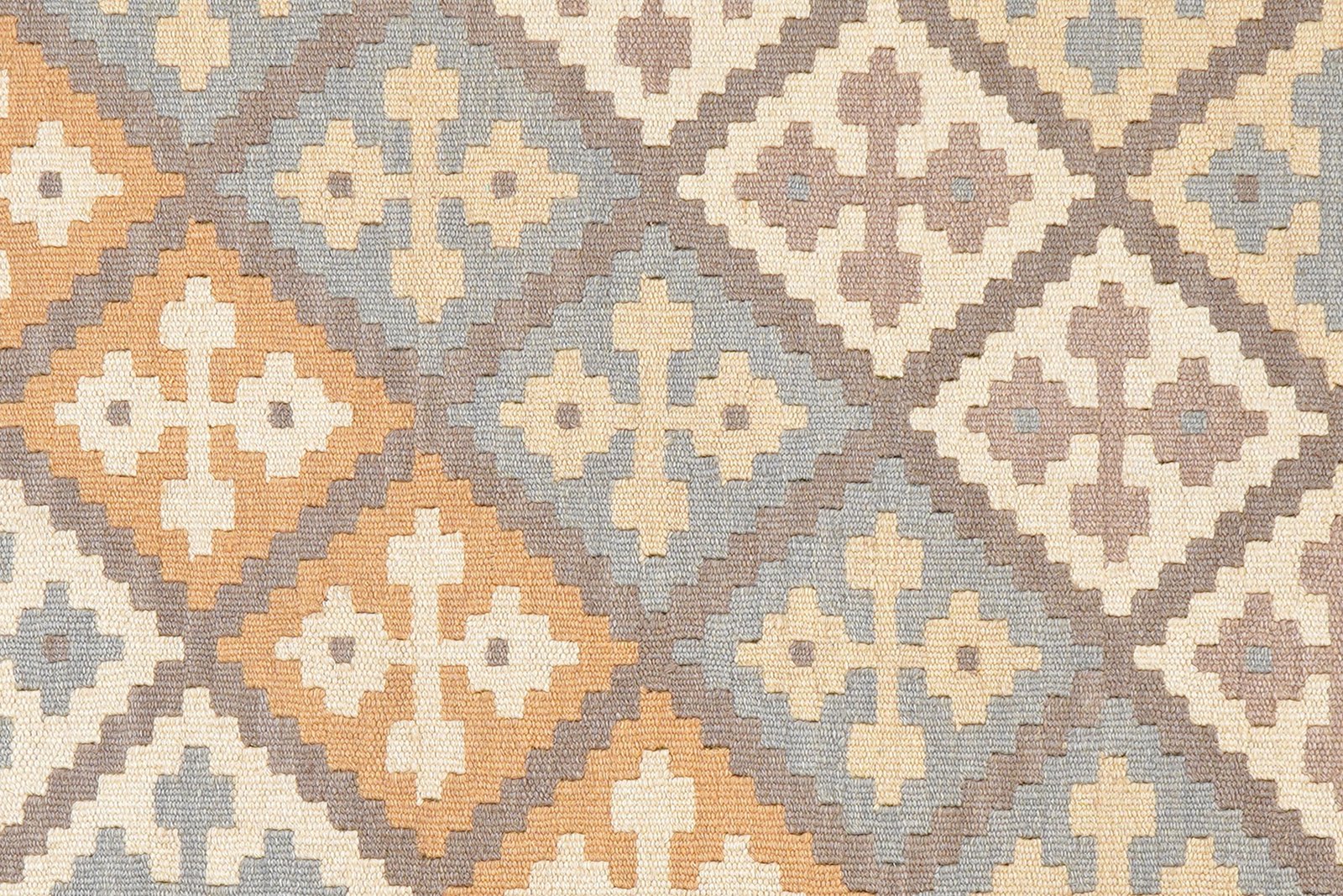 Kelim Gashgai — Handmade, 122x179 cm, Grey, 100% Virgin Wool | View 5