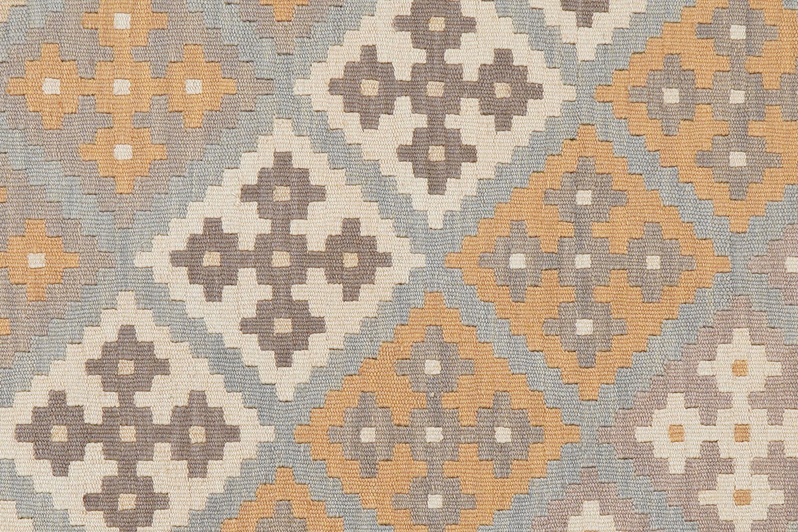Kelim Gashgai — Handmade, 122x172 cm, Grey, 100% Virgin Wool | View 5