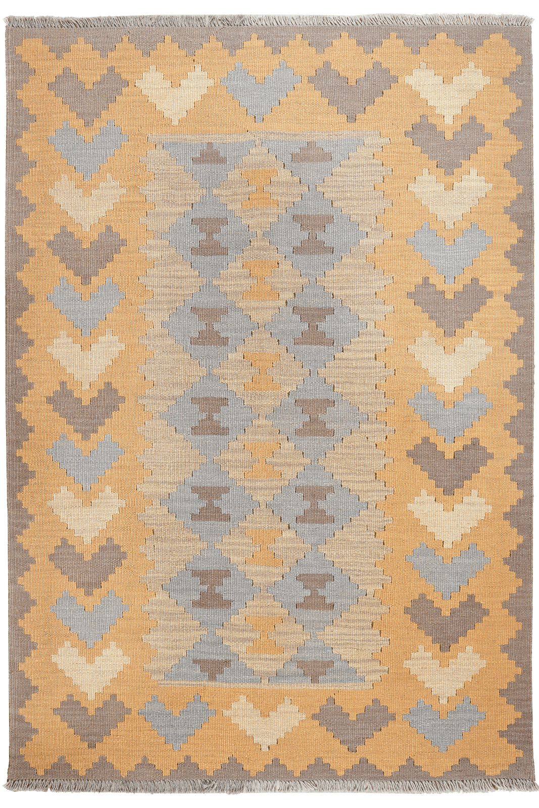Kelim Gashgai — Handmade, 118x171 cm, Multicolor, 100% Virgin Wool | Main view