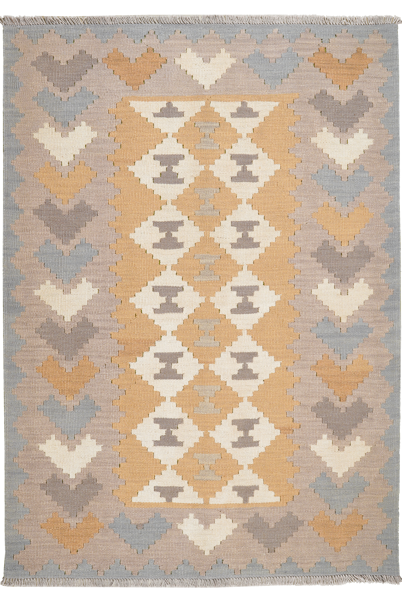 Ke.Gashgai T — Handgefertigt, 170x118 cm, Bunt, 100% Virgin Wool | Main view
