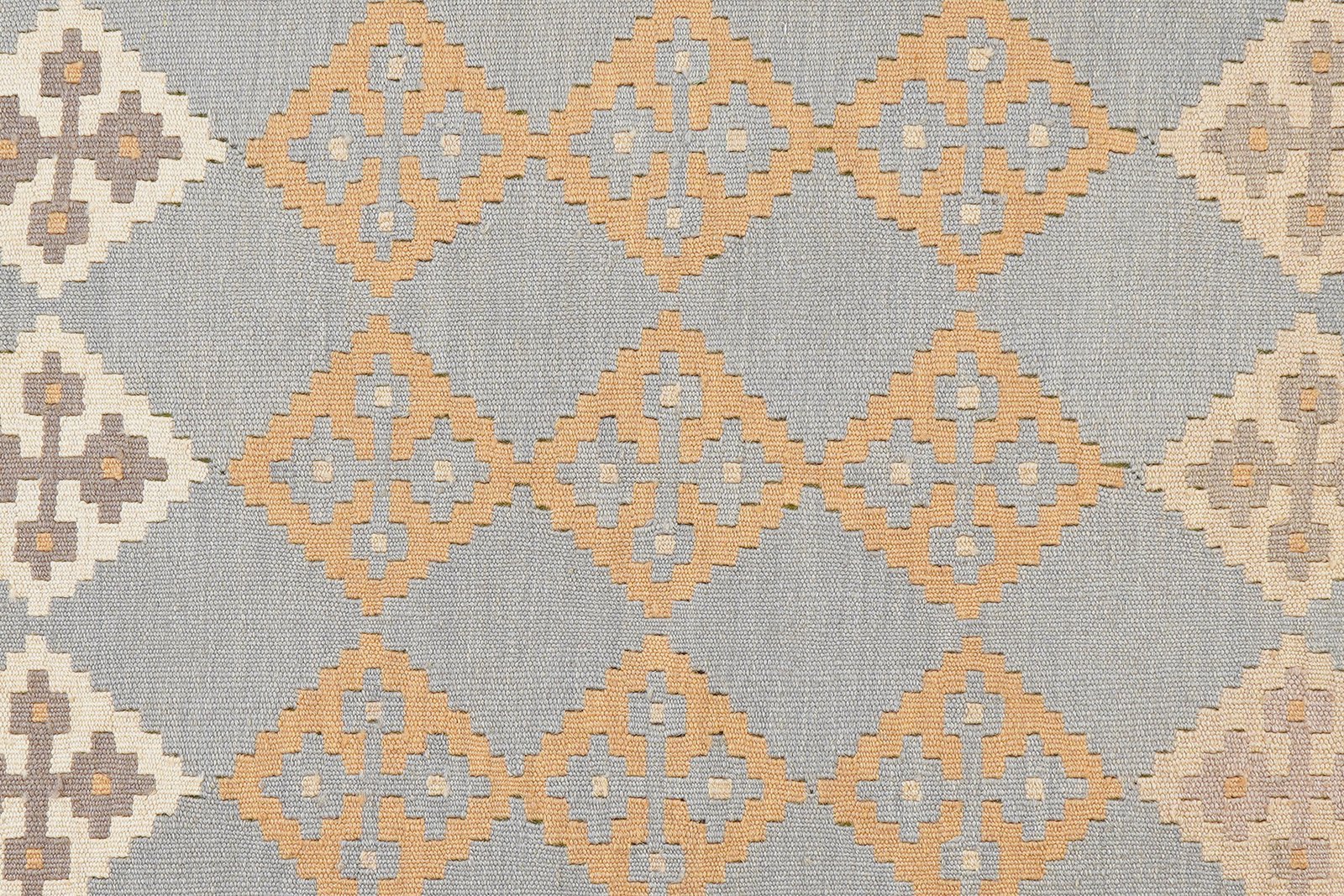 Kelim Gashgai — Handmade, 123x188 cm, Grey, 100% Virgin Wool | View 5