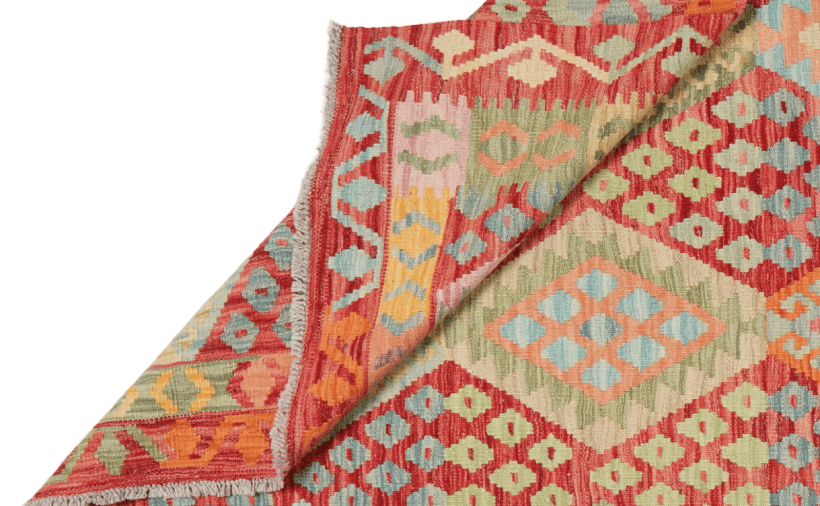 Kelim — Handmade, 206x308 cm, Multicolor, 100% Virgin Wool | View 5