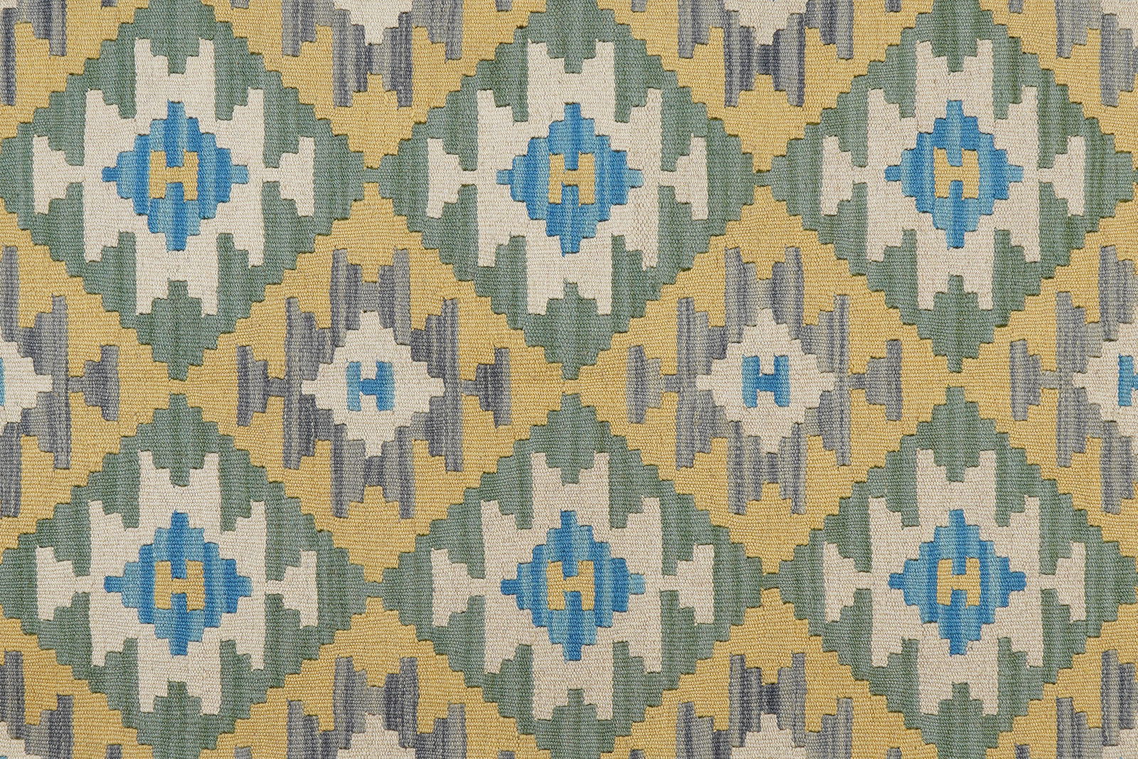 Kelim Gashgai — Handgefertigt, 231x170 cm, Beige, 100% Virgin Wool | View 6