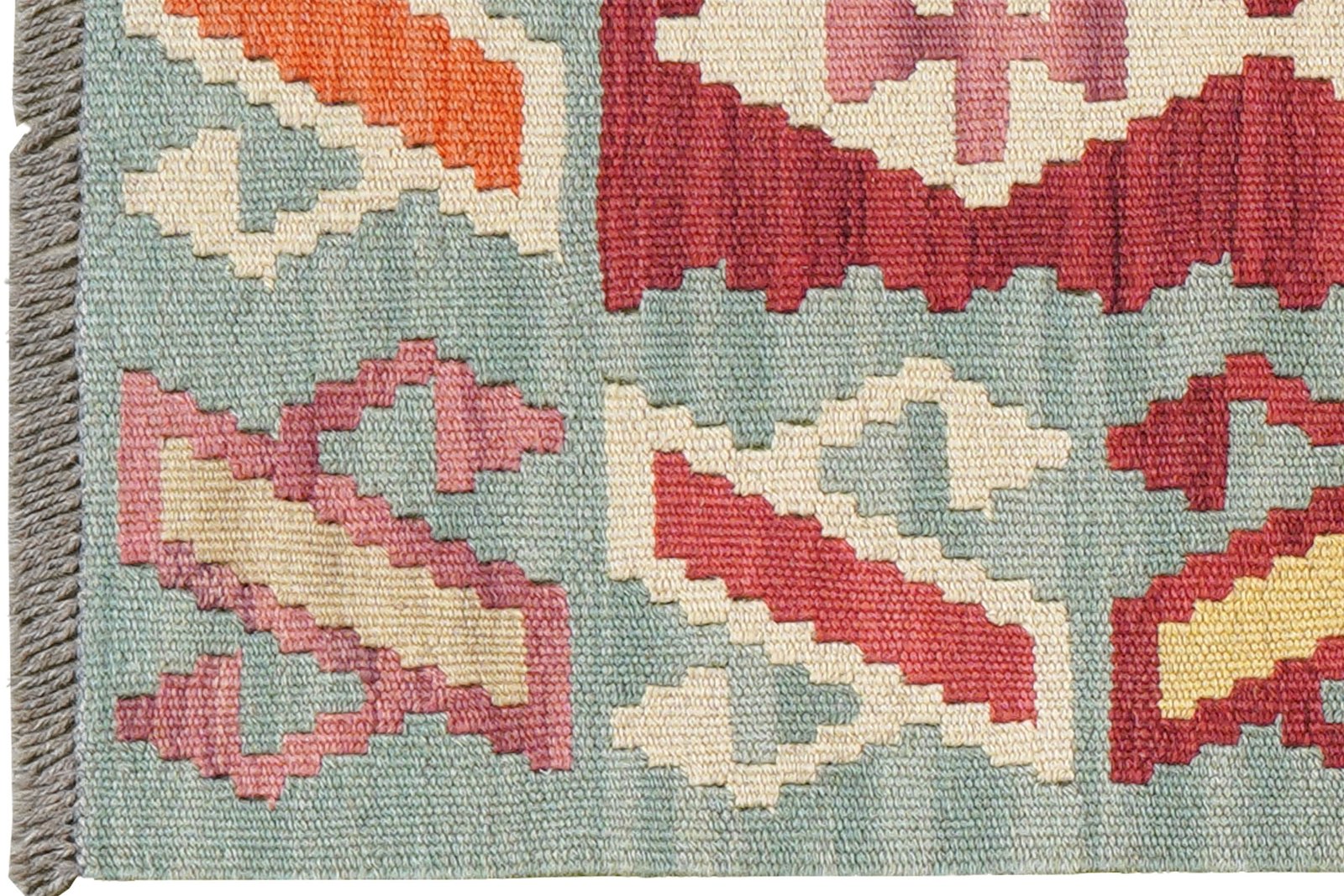 Kelim Gashgai — Handmade, 58x194 cm, Multicolor, 100% Virgin Wool | View 3