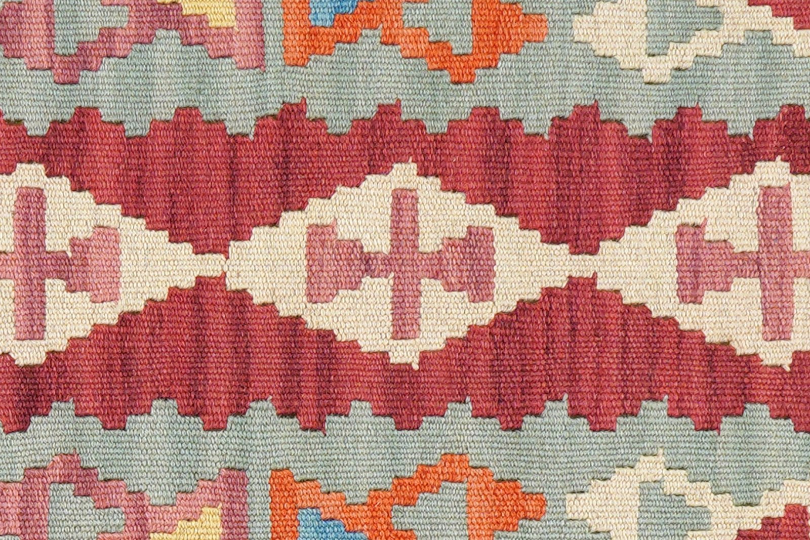 Kelim Gashgai — Handmade, 58x194 cm, Multicolor, 100% Virgin Wool | View 5