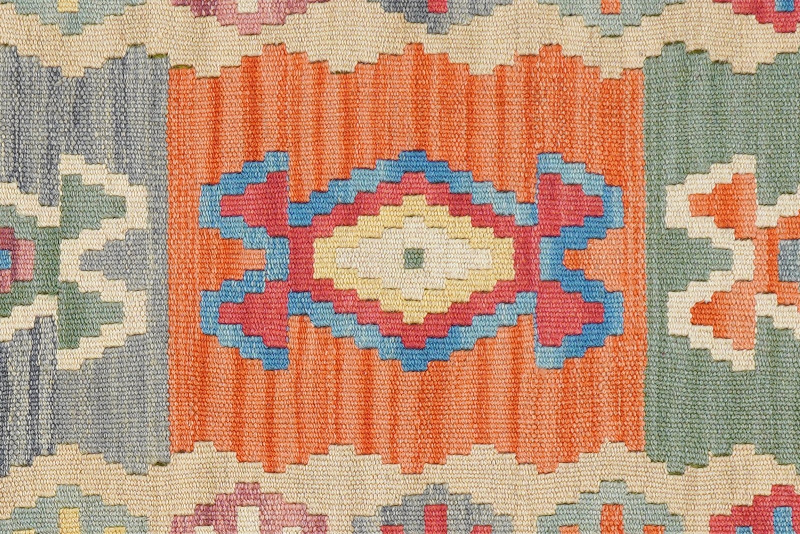 Kelim Gashgai — Handmade, 62x208 cm, Multicolor, 100% Virgin Wool | View 5