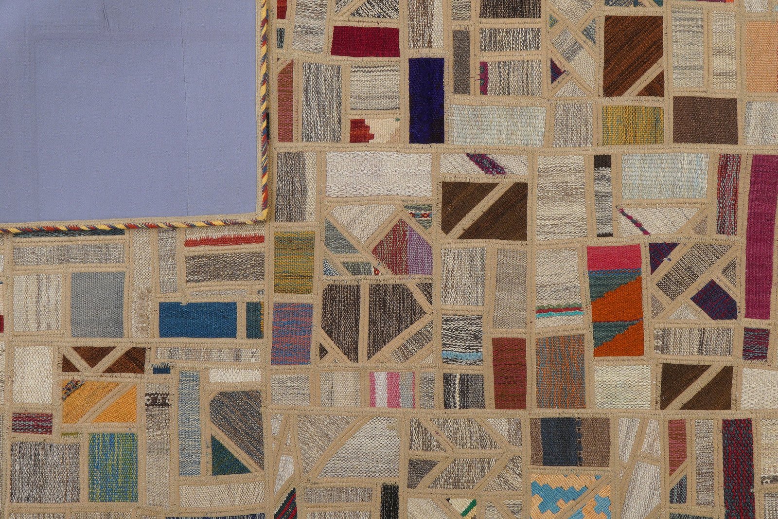 Kelim Tekkeh — Handmade, 171x238 cm, Beige, 100% Virgin Wool | View 6