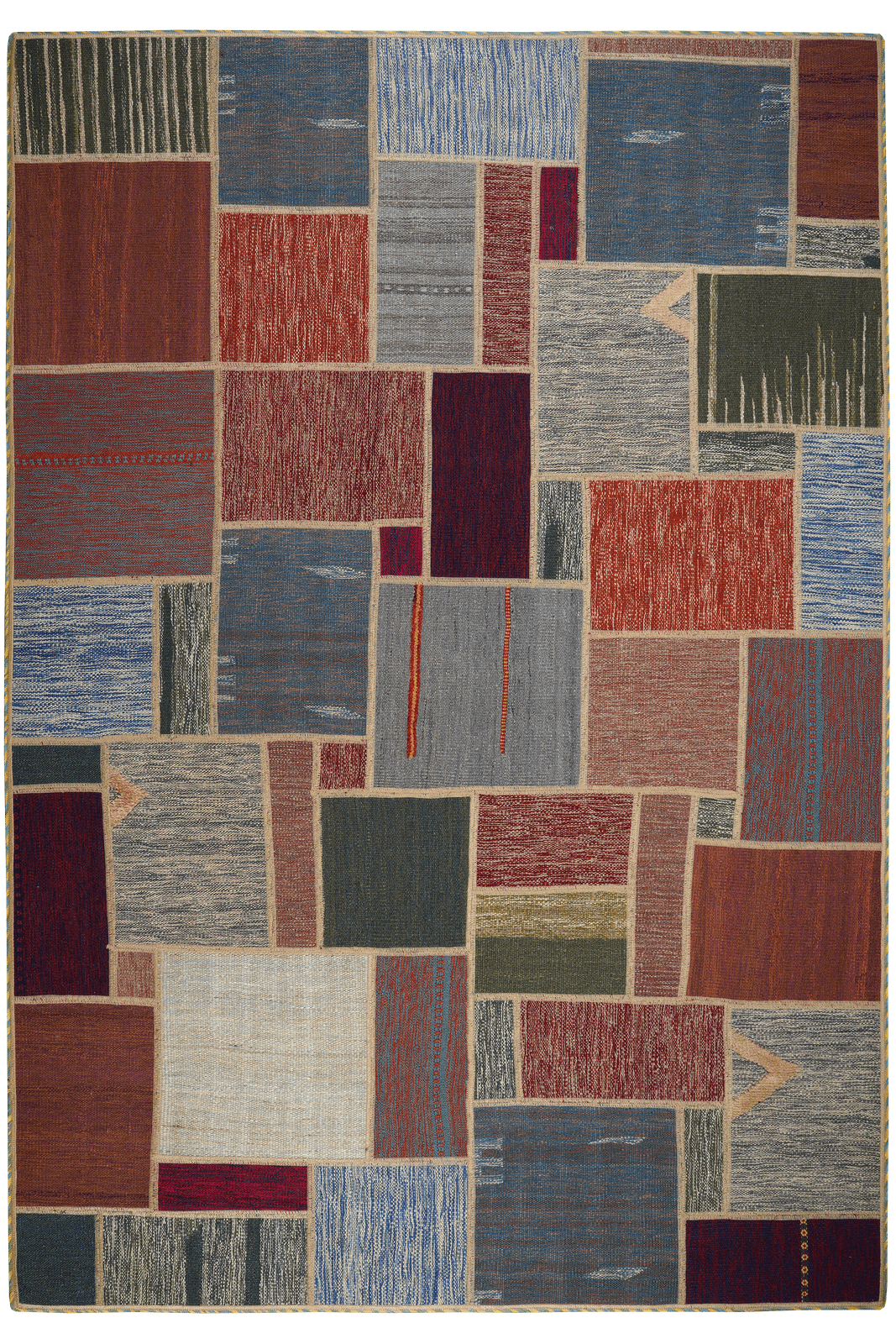 Kelim Tekkeh — Handmade, 166x242 cm, Multicolor, 100% Virgin Wool | Main view