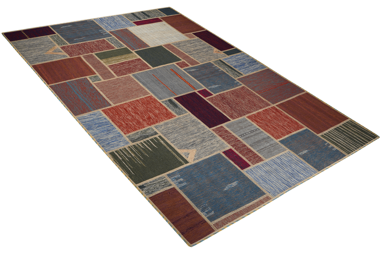 Kelim Tekkeh — Handmade, 166x242 cm, Multicolor, 100% Virgin Wool | View 4