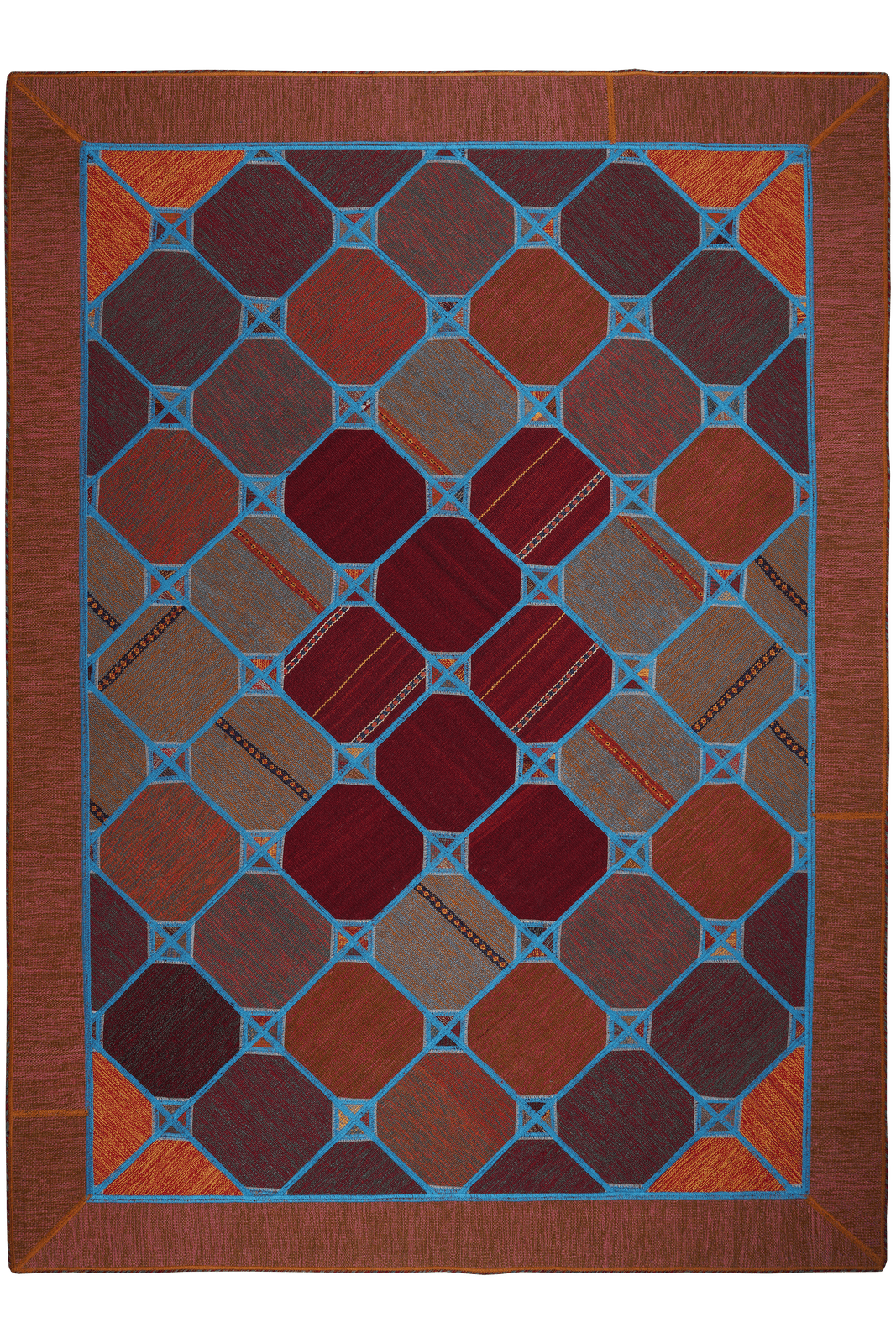 Kelim Tekkeh — Handmade, 171x240 cm, Multicolor, 100% Virgin Wool | Main view