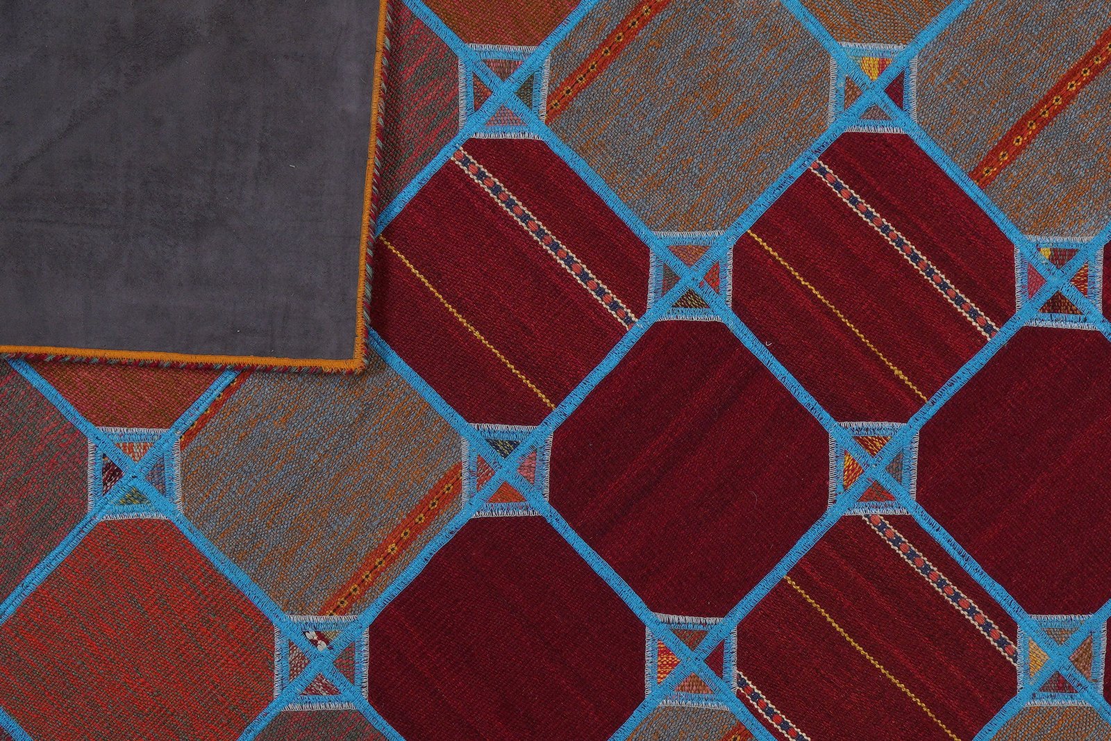 Kelim Tekkeh — Handmade, 171x240 cm, Multicolor, 100% Virgin Wool | View 6