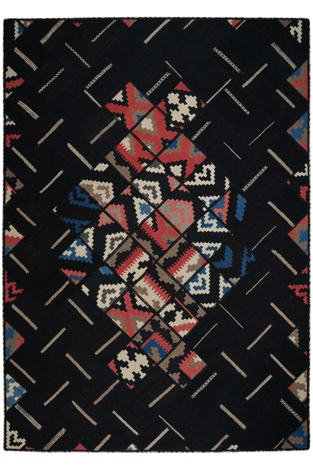 Kelim Tekkeh — Handmade, 170x242 cm, Multicolor, 100% Virgin Wool | Main view