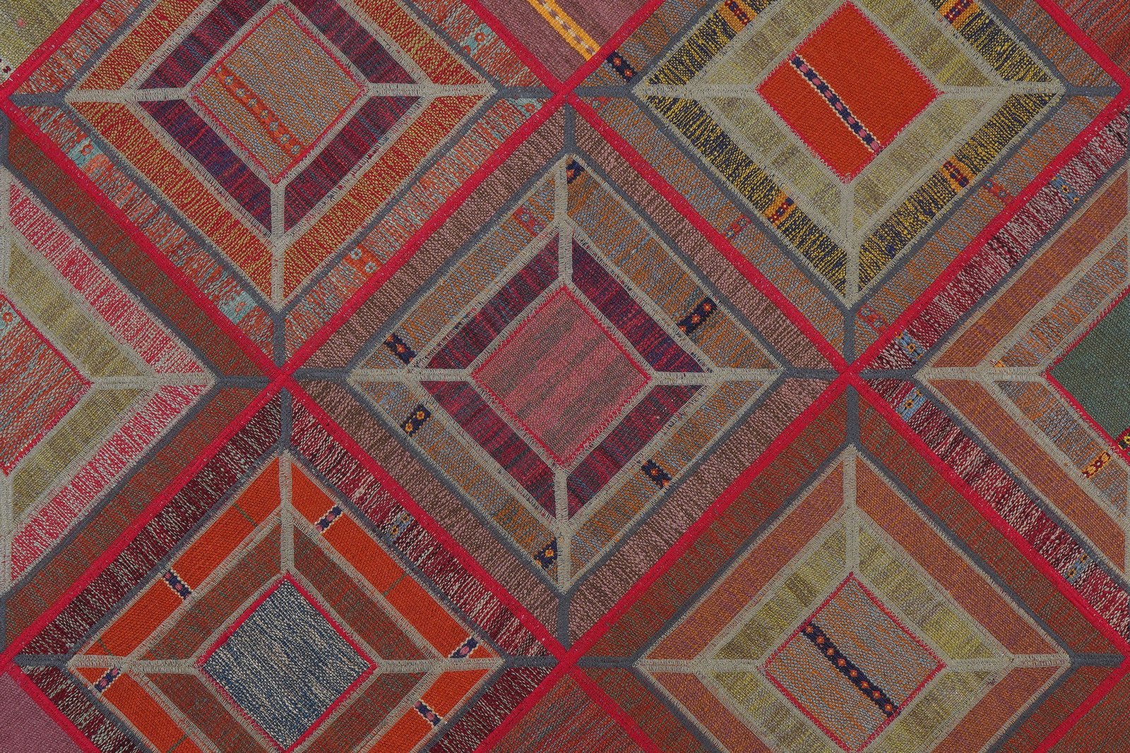 Kelim Tekkeh — Handmade, 170x241 cm, Multicolor, 100% Virgin Wool | View 5