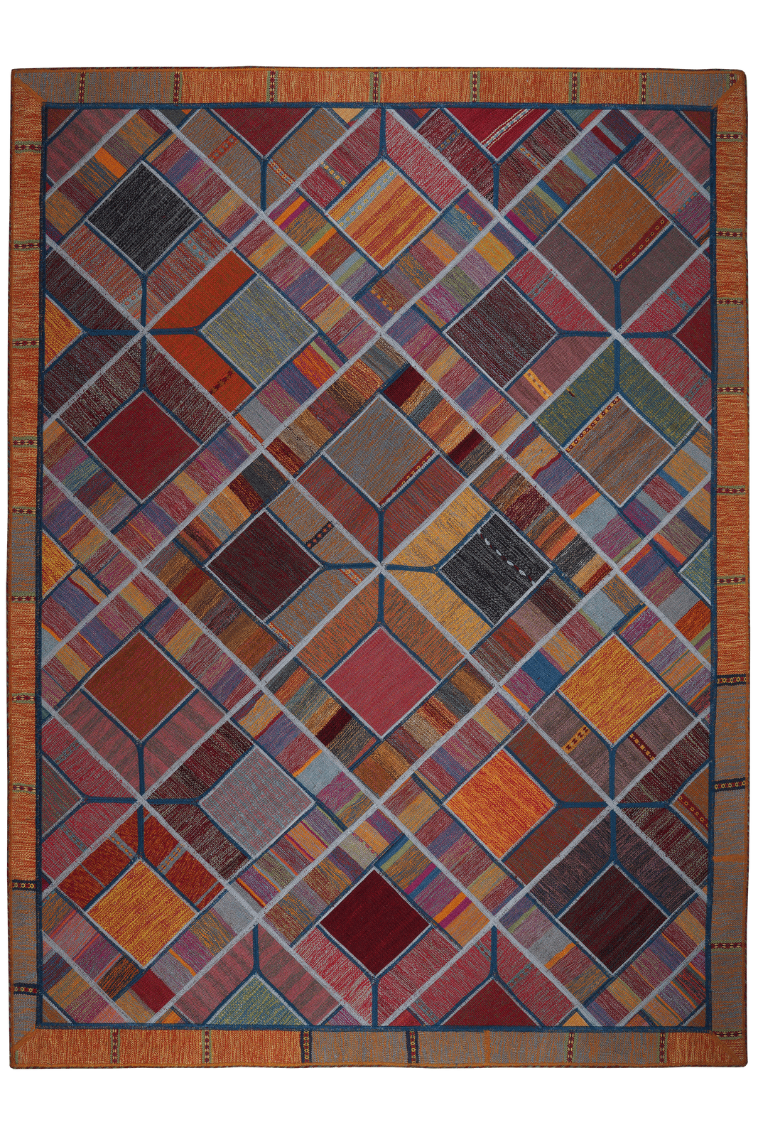 Kelim Tekkeh — Handmade, 177x241 cm, Multicolor, 100% Virgin Wool | Main view
