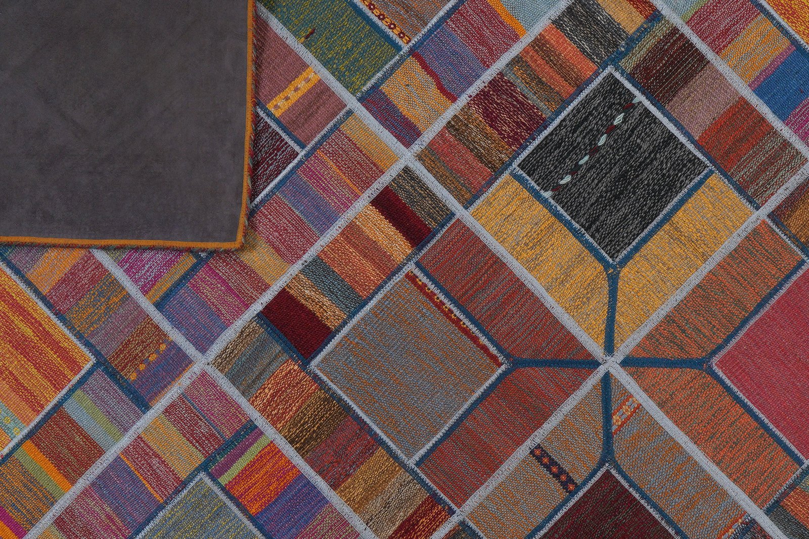 Kelim Tekkeh — Handmade, 177x241 cm, Multicolor, 100% Virgin Wool | View 6