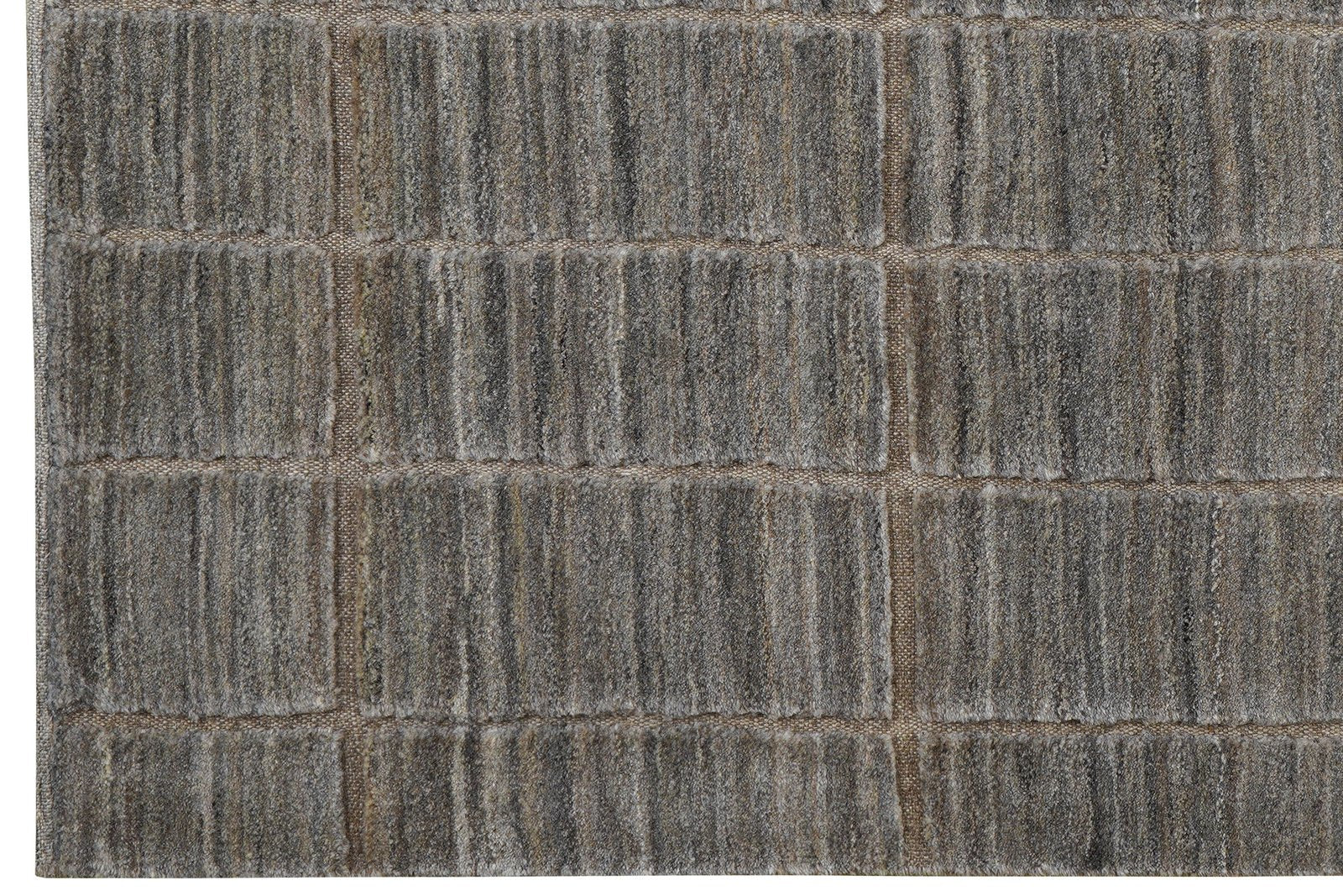Gabbeh — Hand-knotted, 162x185 cm, Grey, 100% Virgin Wool | View 3