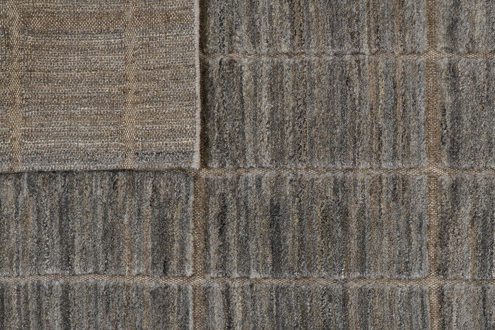 Gabbeh — Hand-knotted, 162x185 cm, Grey, 100% Virgin Wool | View 7