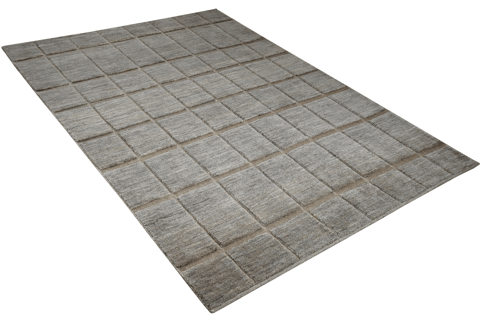 Gabbeh — Hand-knotted, 201x286 cm, Grey, 100% Virgin Wool | View 4
