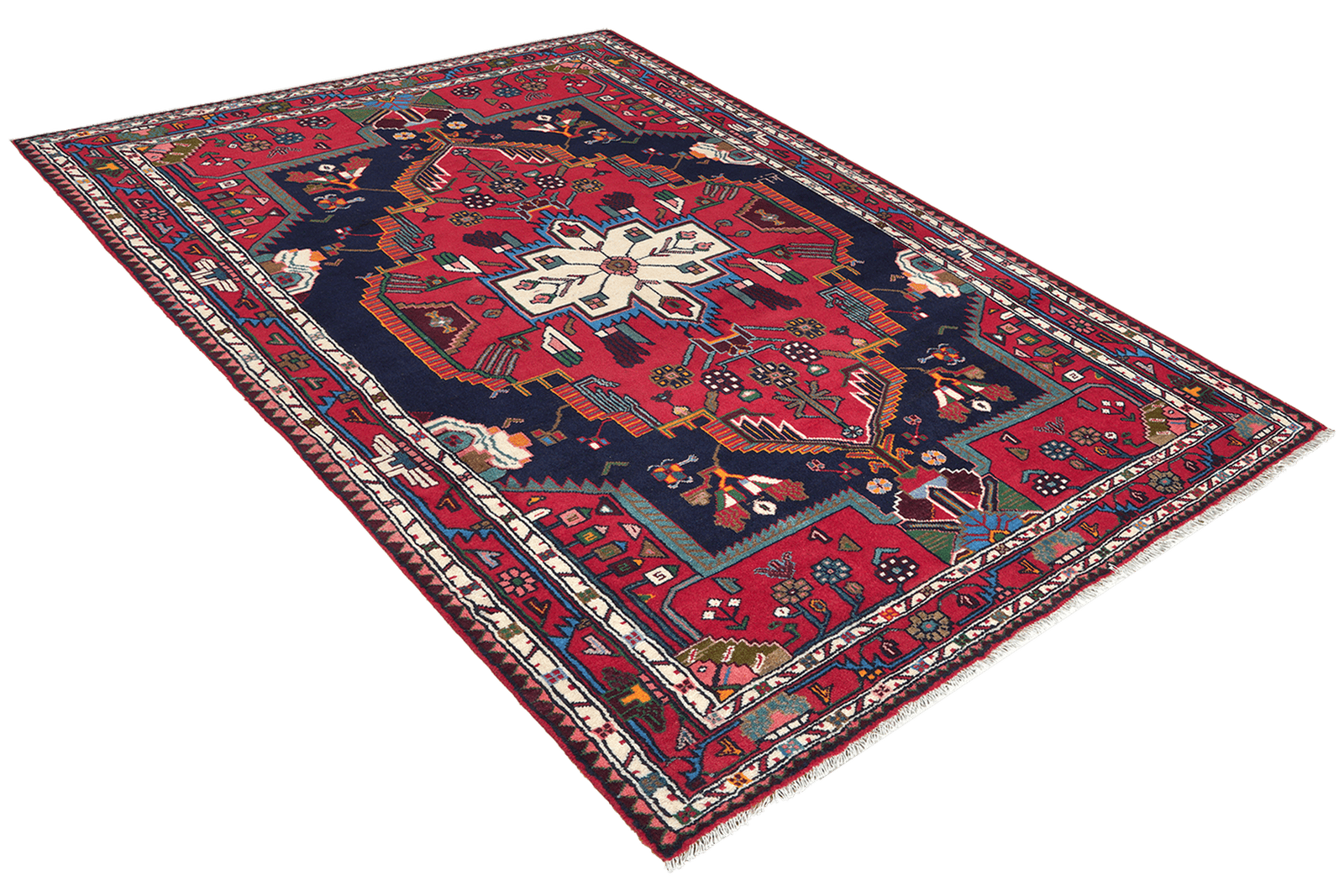 Toysarghan — Hand-knotted, 137x217 cm, Blue, 100% Virgin Wool | View 4