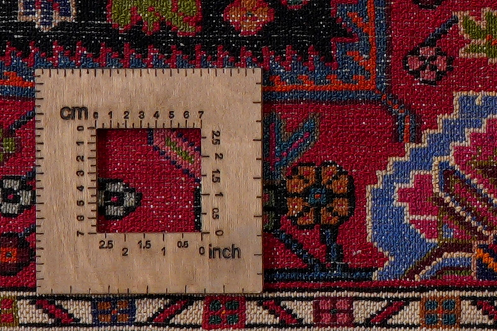 Toysarghan — Hand-knotted, 143x200 cm, Blue, 100% Virgin Wool | View 8