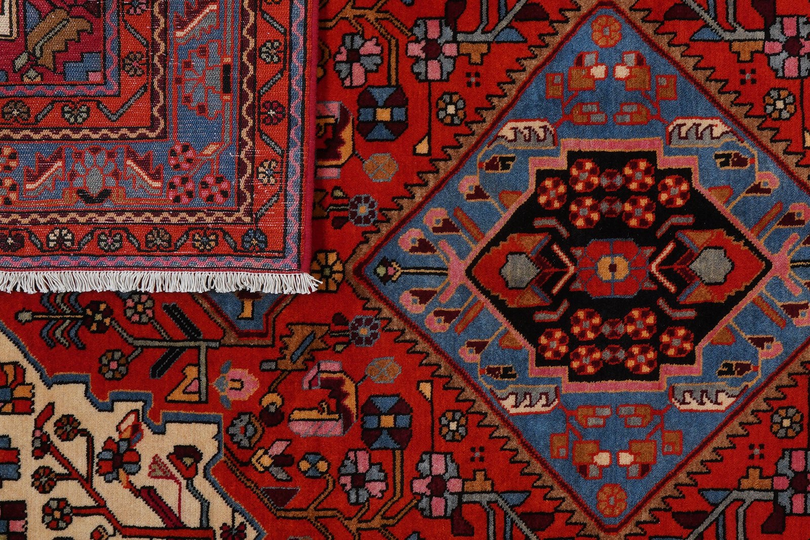 Nahavand — Hand-knotted, 160x244 cm, Red, 100% Virgin Wool | View 7