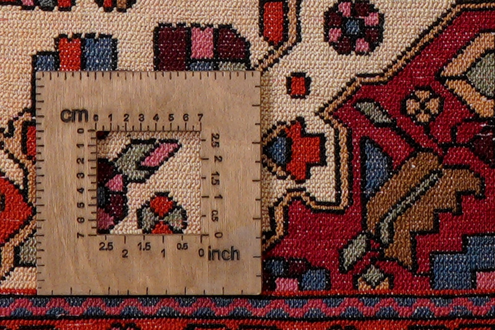 Nahavand — Hand-knotted, 160x244 cm, Red, 100% Virgin Wool | View 8