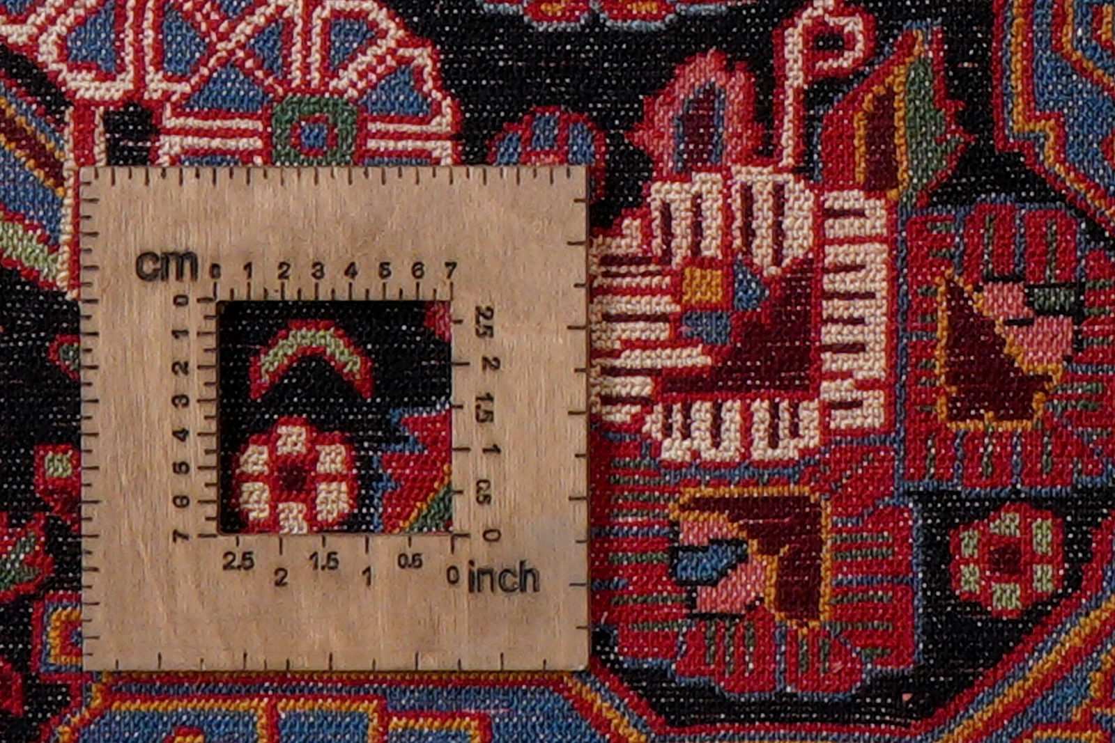 Nahavand — Handgefertigt, 235x157 cm, Blau, 100% Virgin Wool | View 9